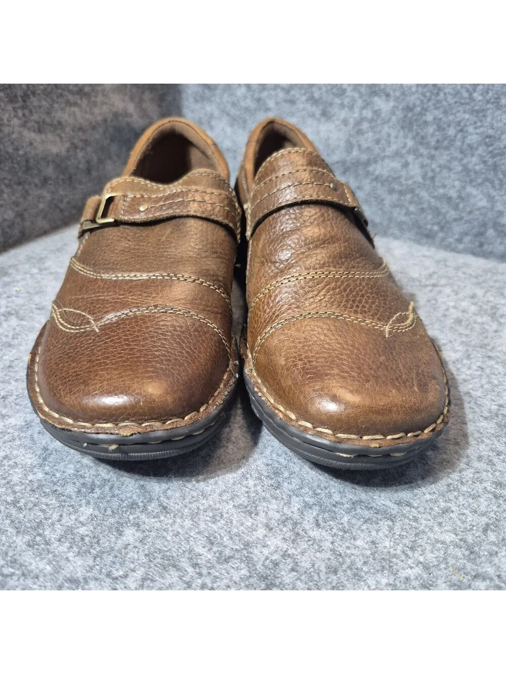 Earth Origins By Earth Clinton Women’s Brown Leather Loafers Size 8.5 M